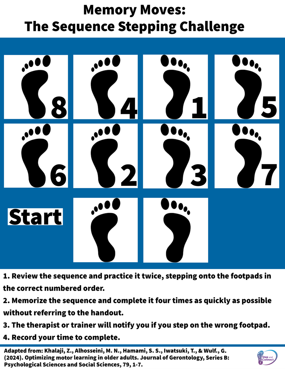 Memory Moves: The Sequence Stepping Challenge Handout